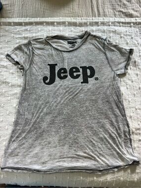 Lucky brand JEEP Vintage style t shirt medium M short sleeve